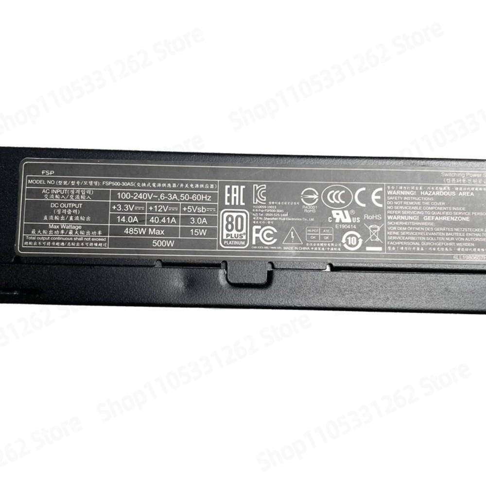 FSP500-30AS 500W 플래티넘 등급 플렉스 A - Atx Power Supply 1U Flex 500W 리뷰 및 가격