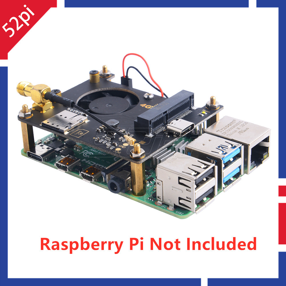 52Pi 라즈베리 파이 3G 4G 햇 USB C타입 인 - Deskpi Super6C 리뷰 및 가격