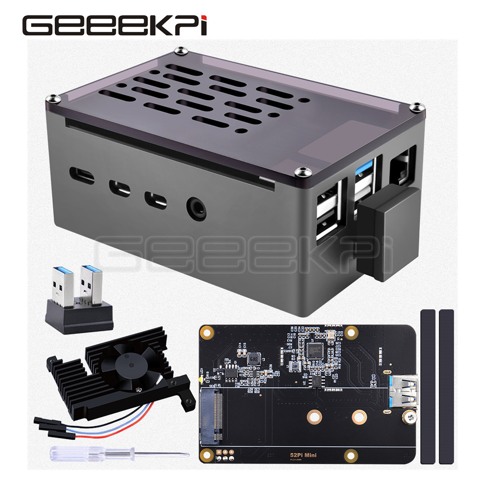 GeeekPi 알루미늄 벽돌 케이스 M.2 SATA S - Turing Pi 2 리뷰 및 가격
